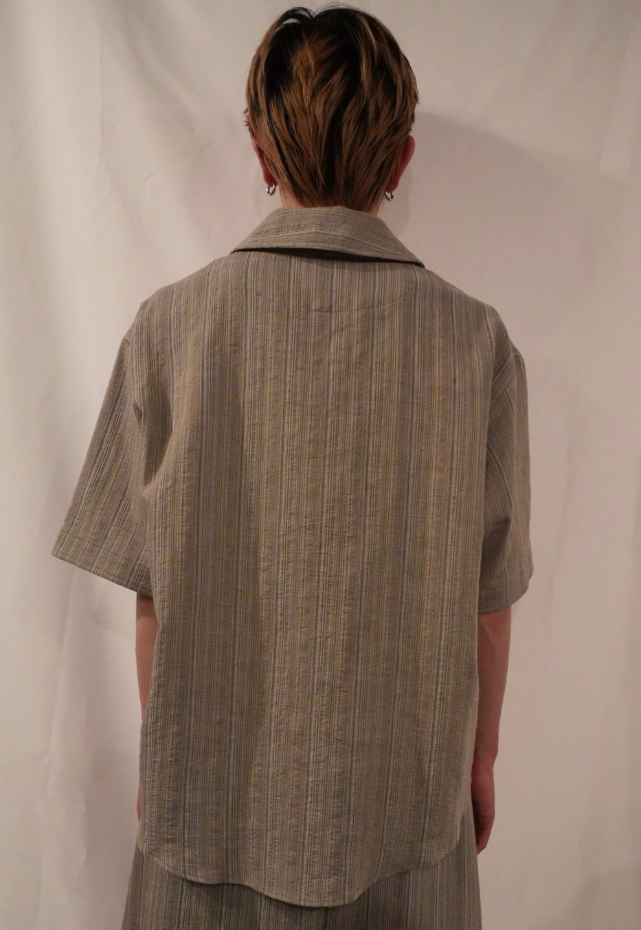 Phenomena stripe Coat Shirt - Anann