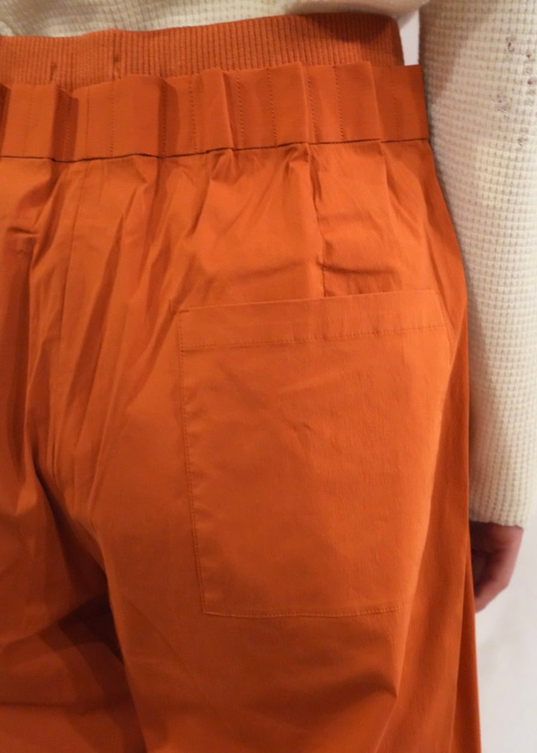 GATHERED WAIST TRACKSUIT BOTTOM