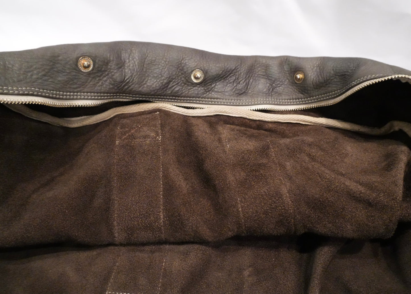 TAXED dyed leather bag