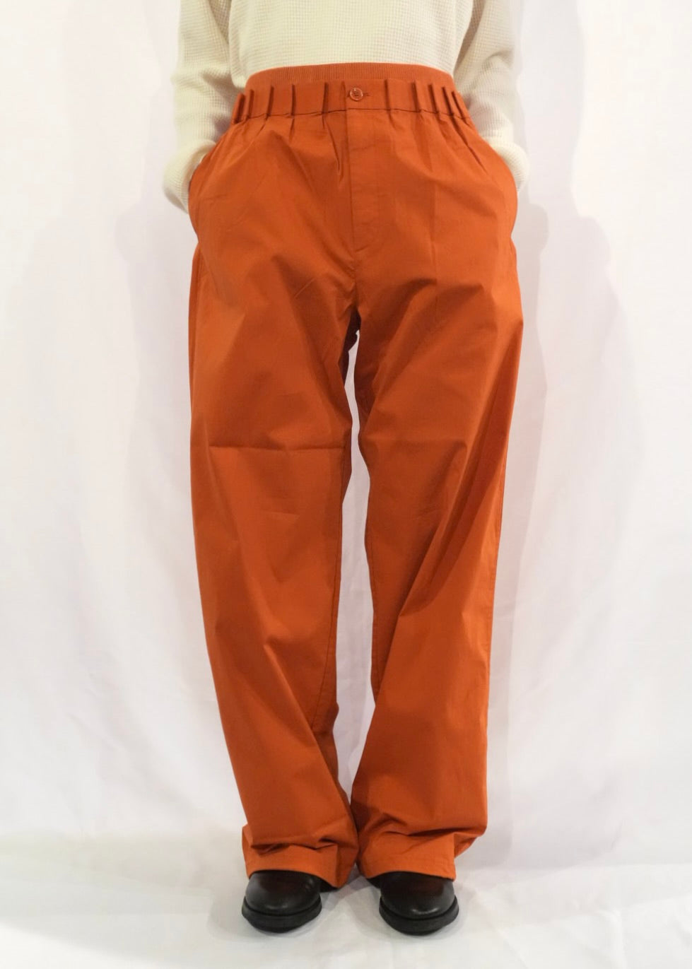 GATHERED WAIST TRACKSUIT BOTTOM