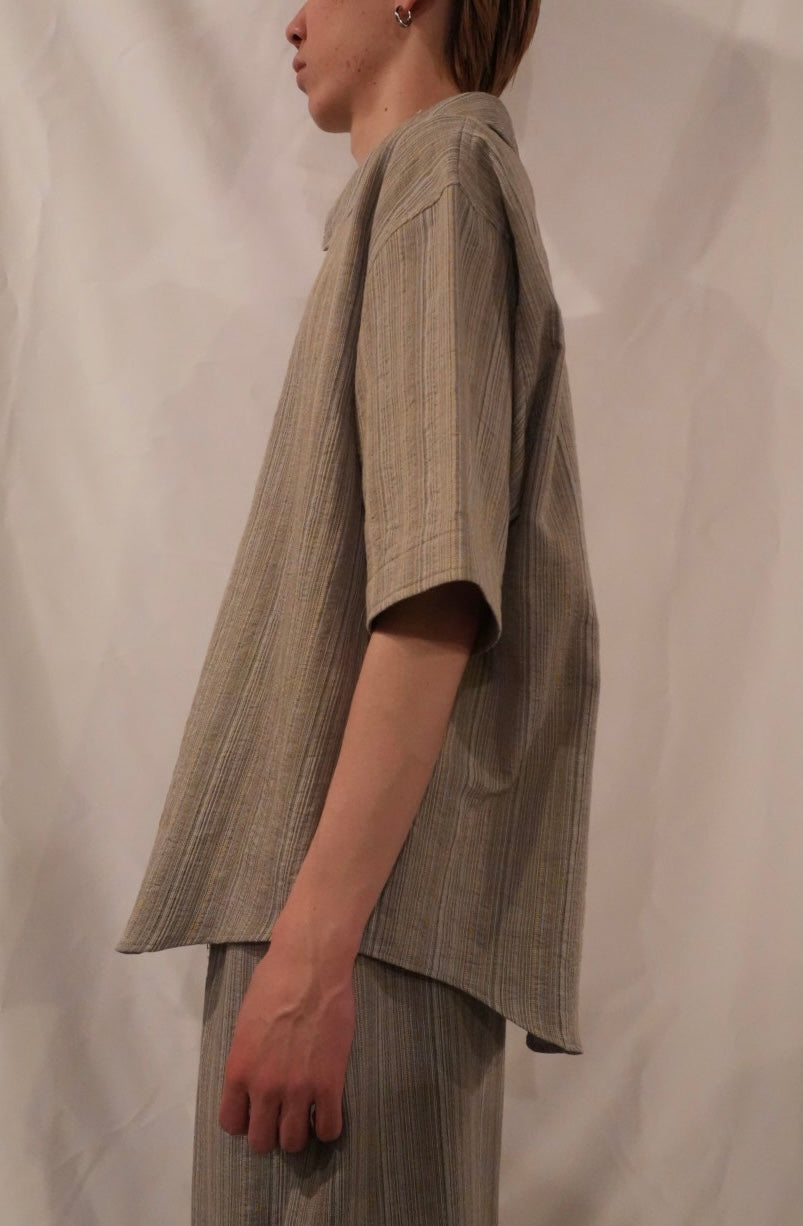 Phenomena stripe Coat Shirt - Anann