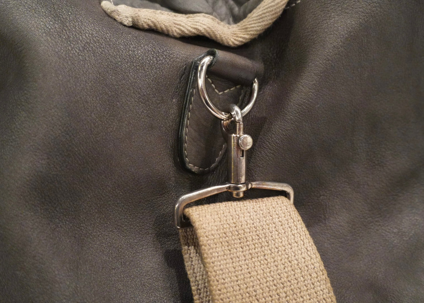 TAXED dyed leather bag