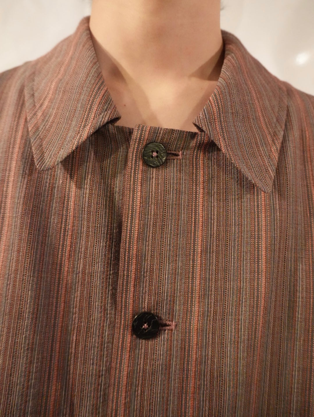 Phenomena stripe Coat Shirt - Anann