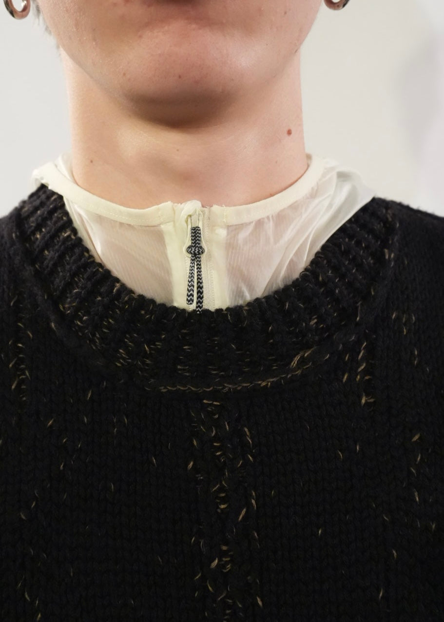 Cable Roundneck Vest