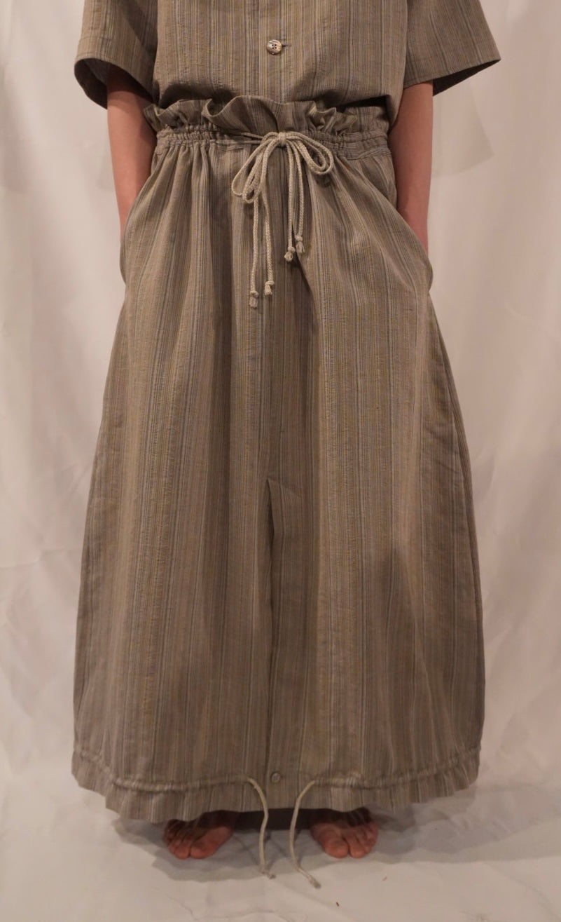 Phenomena stripe Over skirt - Anann