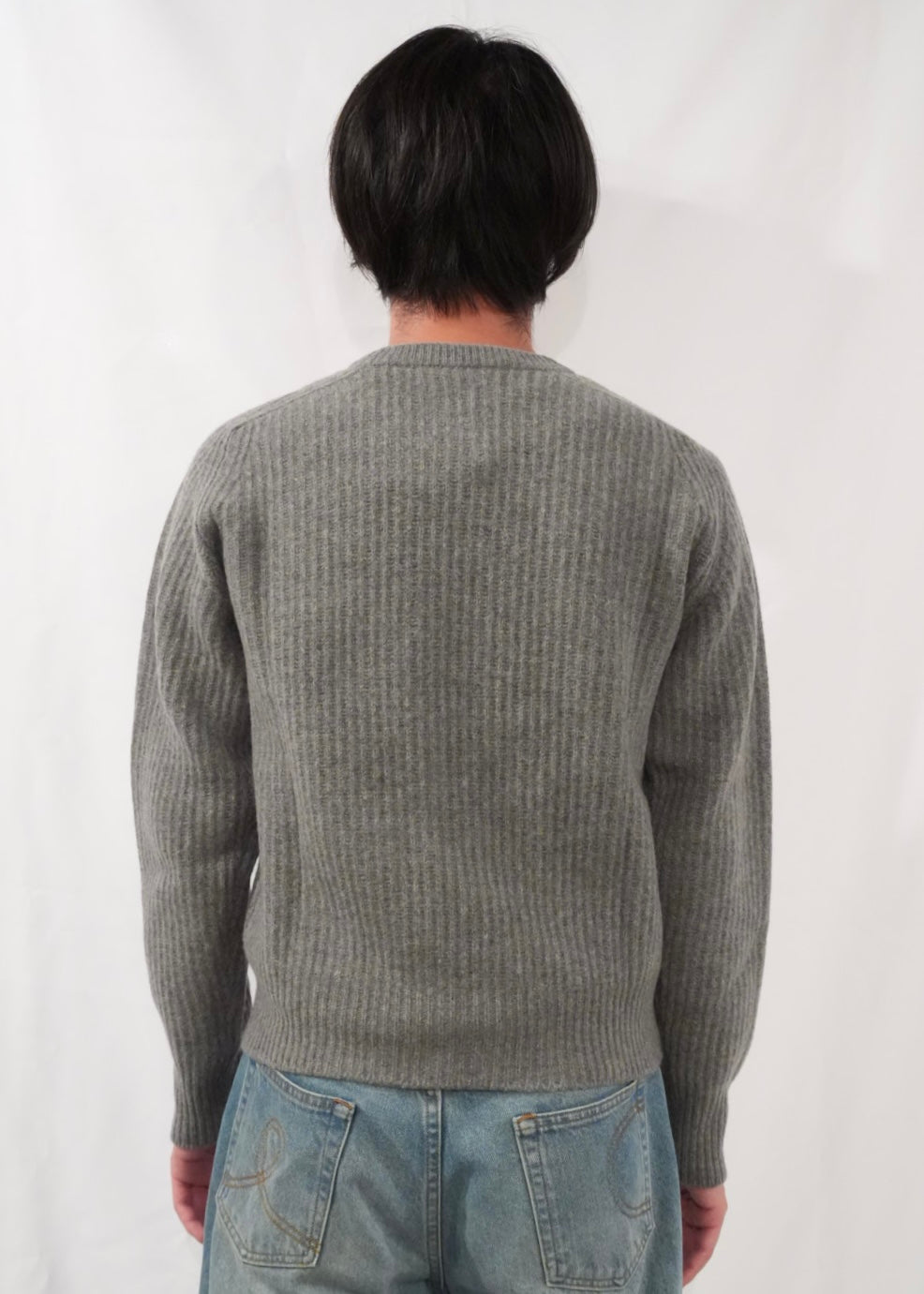RIBBED RAGLAN SWEATER