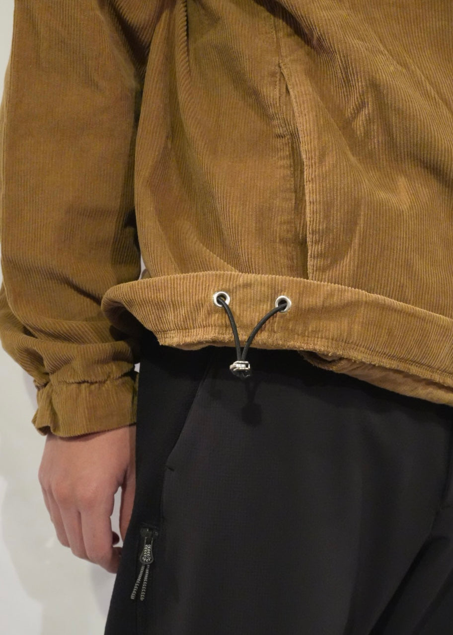 RANRA Side-Zip Corduroy Hoodie