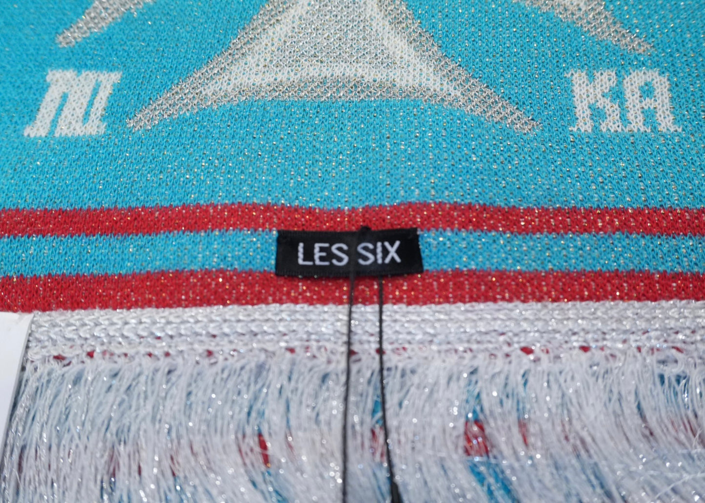 SHORT CROSSED SCARF
