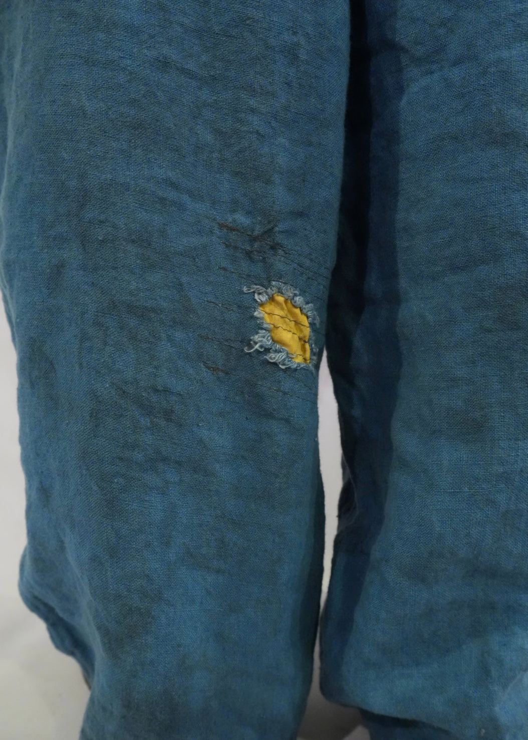 LESSIX 26ss Light Blue Distressed pants