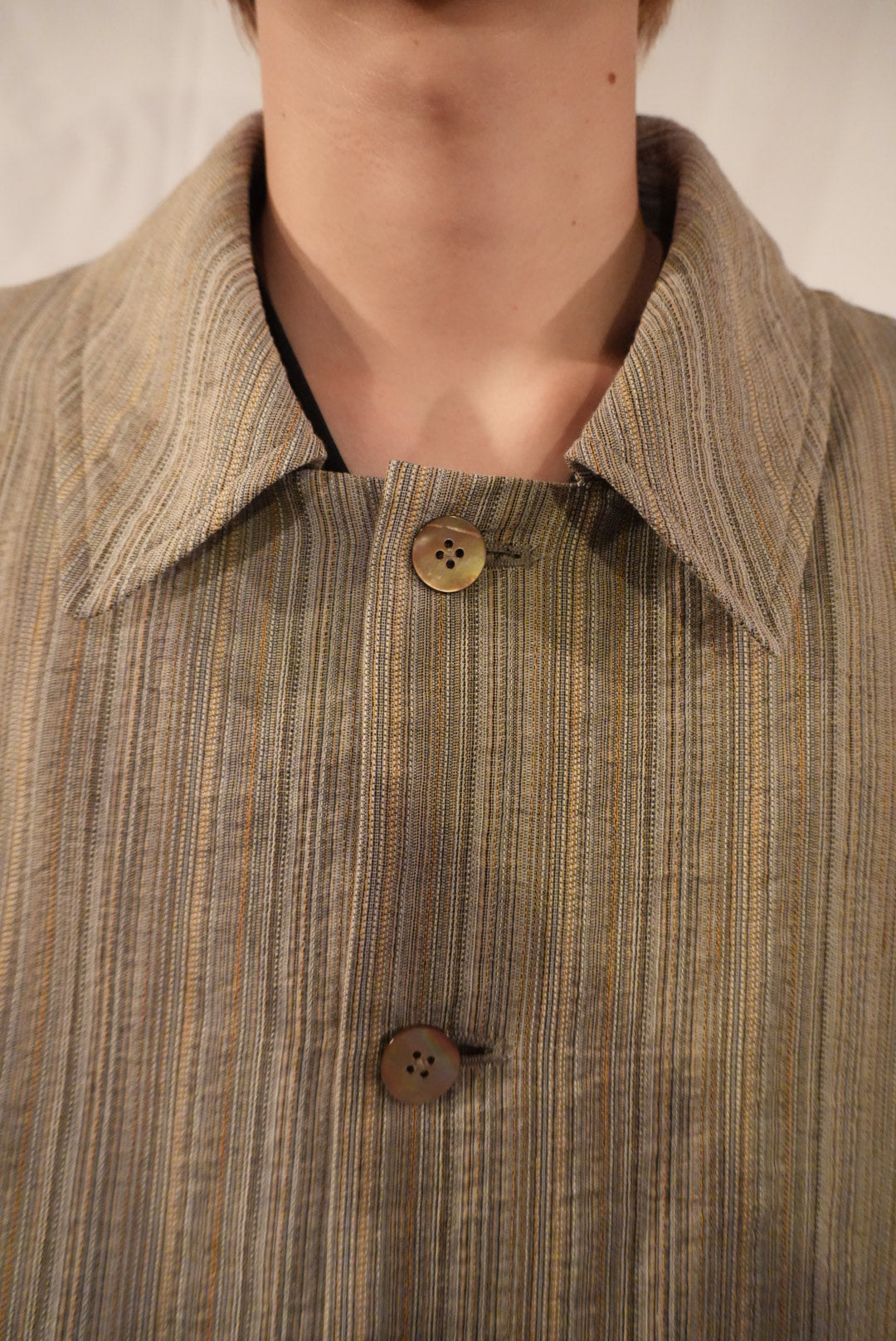 Phenomena stripe Coat Shirt - Anann