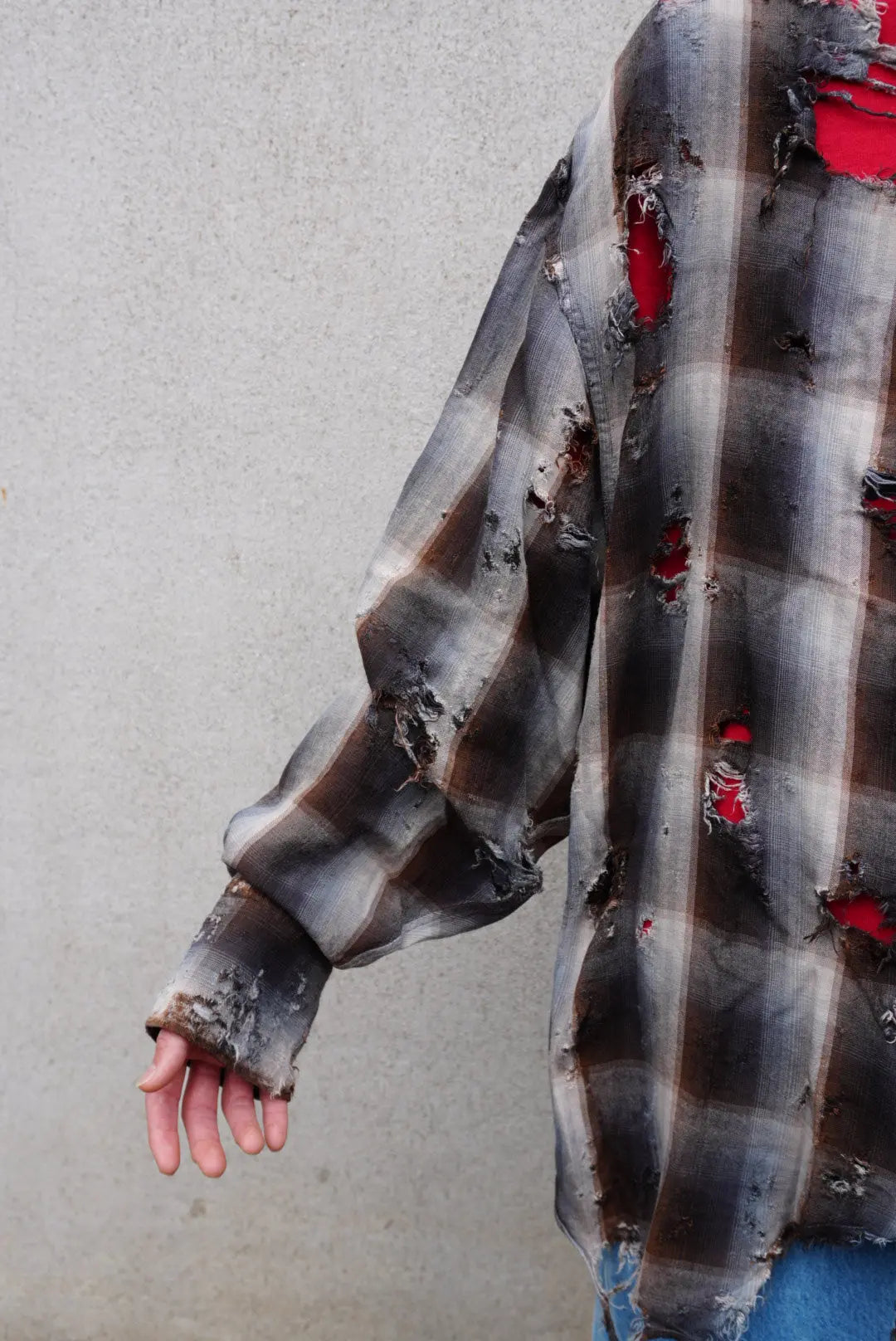 DESTROYED MEGA FLANNEL - Anann