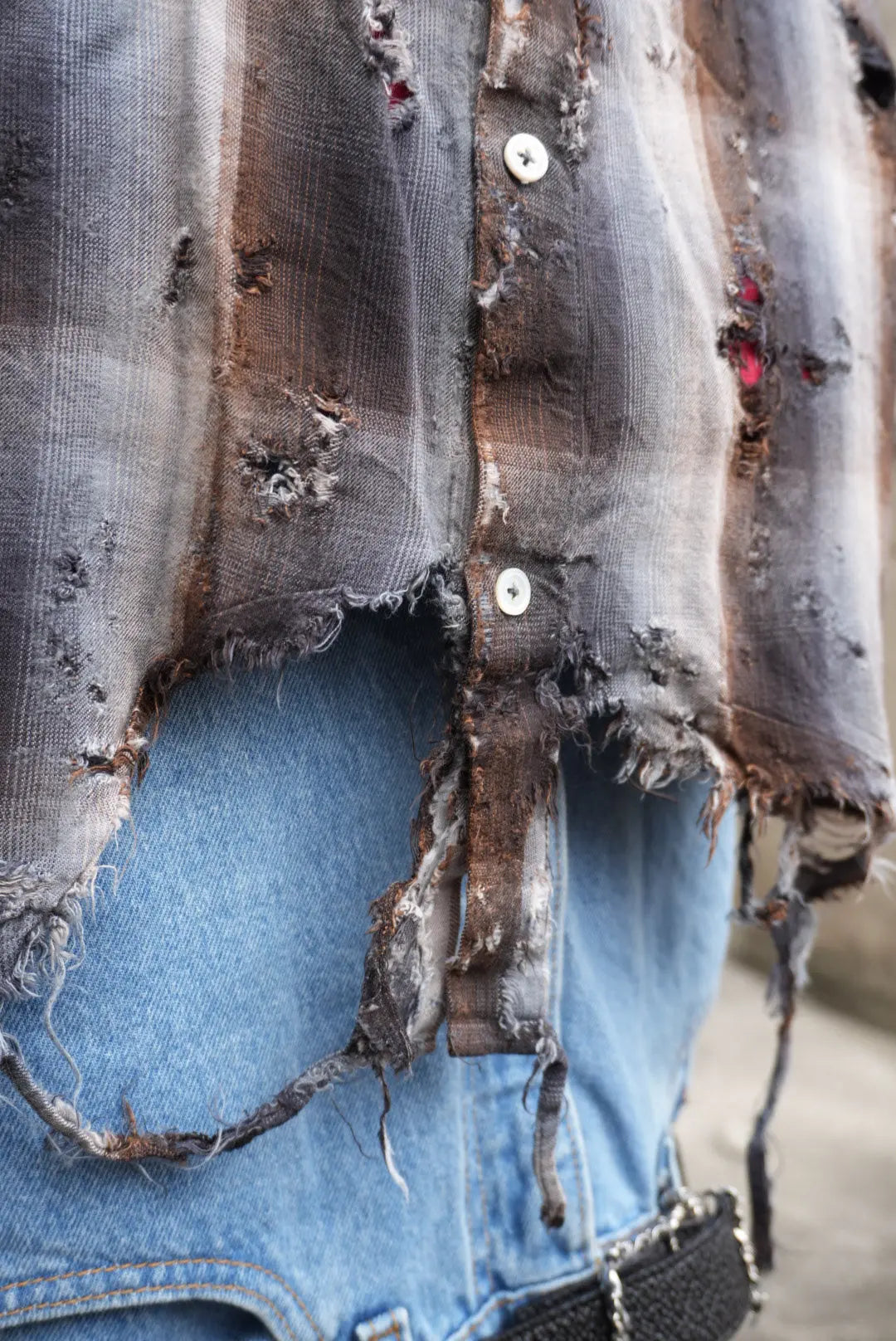 DESTROYED MEGA FLANNEL - Anann
