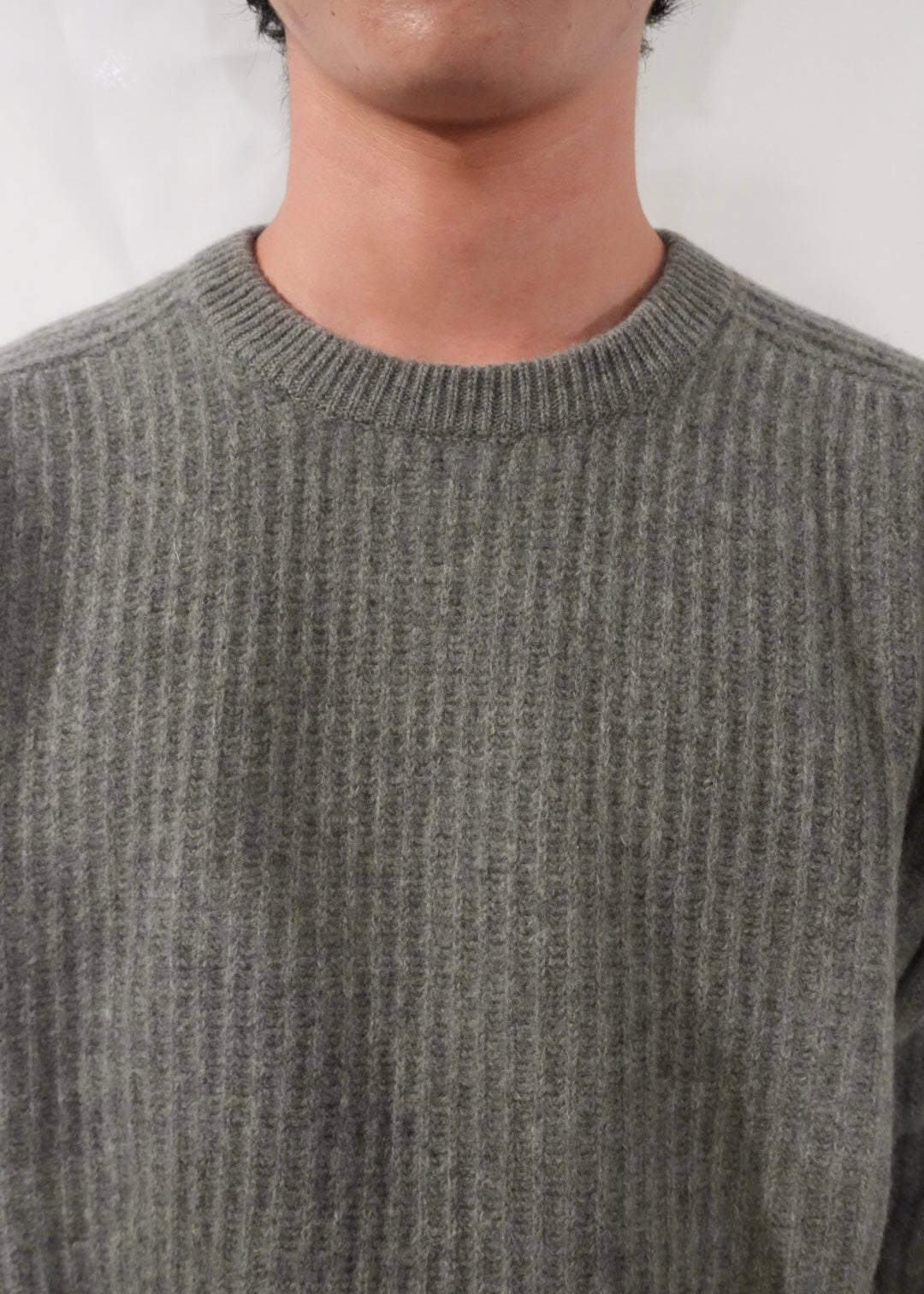RIBBED RAGLAN SWEATER