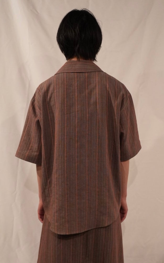 Phenomena stripe Coat Shirt - Anann