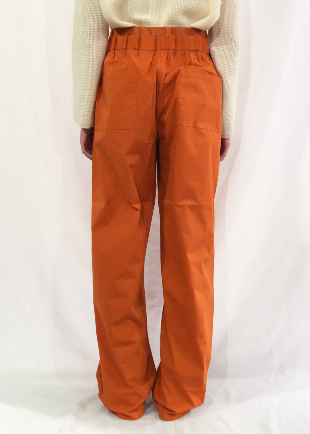 GATHERED WAIST TRACKSUIT BOTTOM
