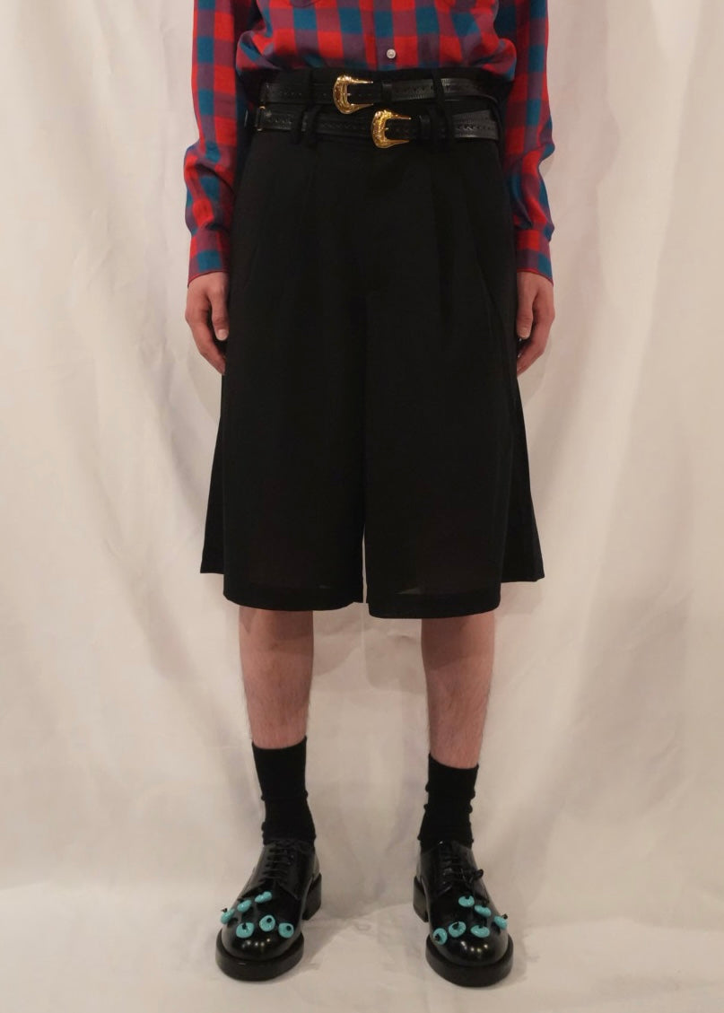 DOUBLE WAISTBAND SHORTS