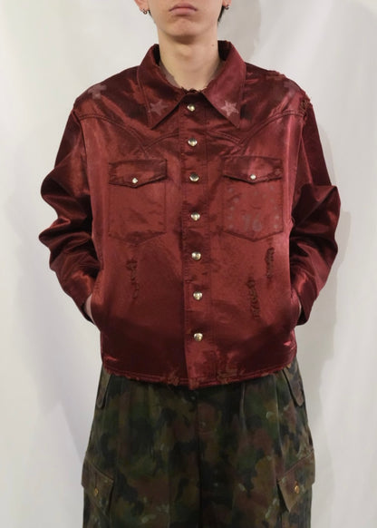 SCRIBBLE SHIRT - PURPLE