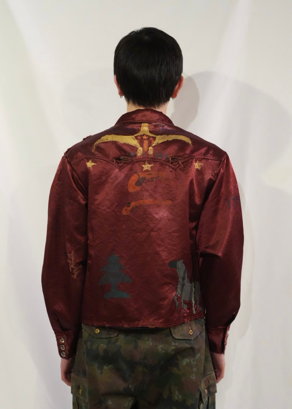 SCRIBBLE SHIRT - PURPLE