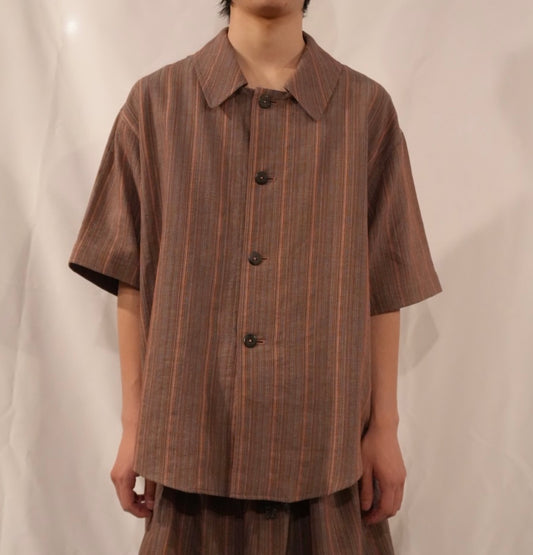 Phenomena stripe Coat Shirt - Anann