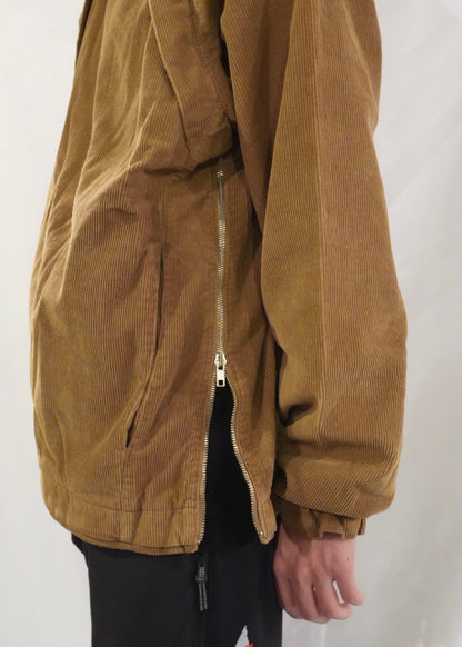 RANRA Side-Zip Corduroy Hoodie