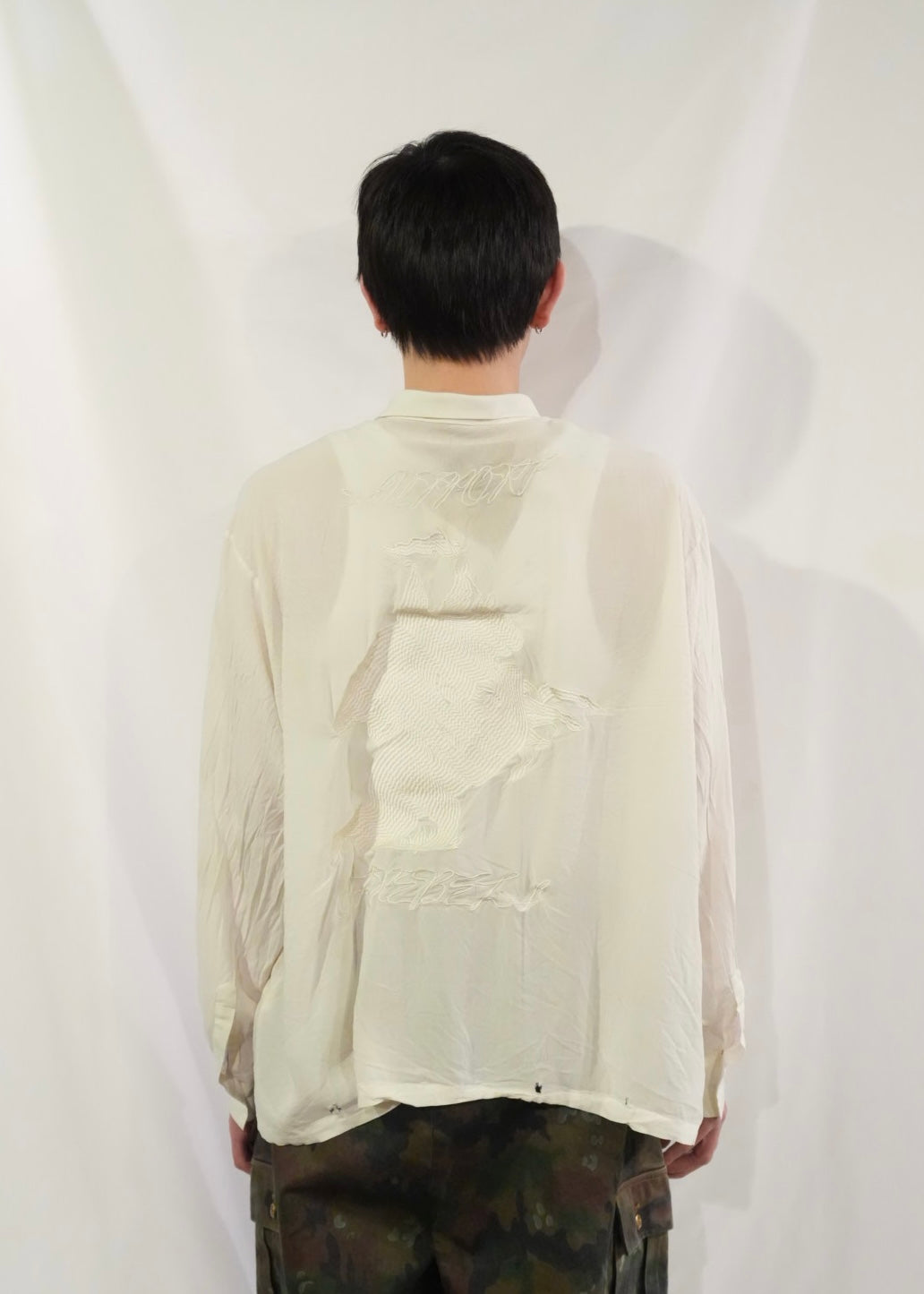 DYED CIVIL EMBROIDERY SHIRT