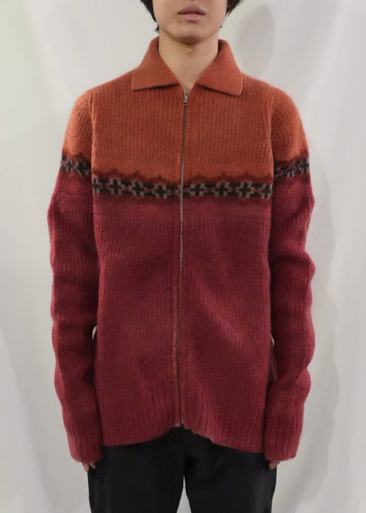 RANRA Vima Mohair Blend Full Zip Cardigan