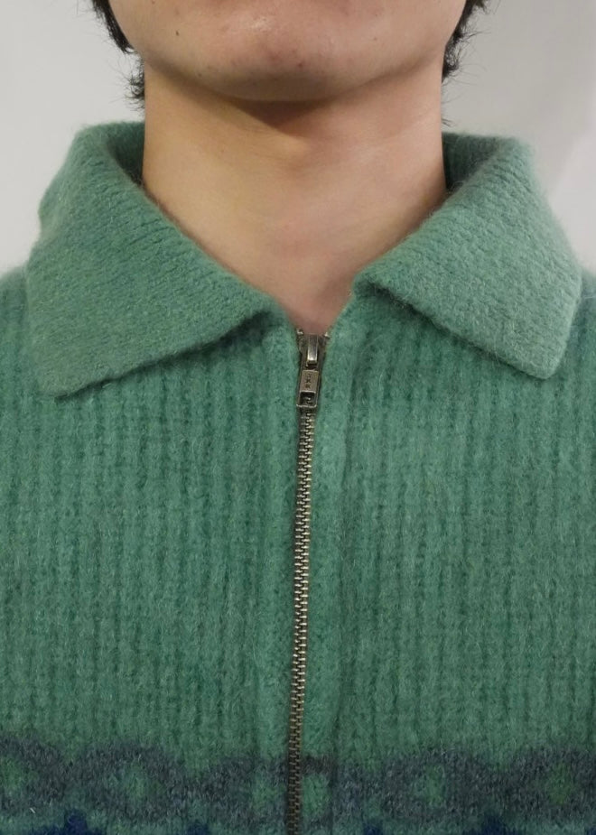 RANRA Vima Mohair Blend Full Zip Cardigan