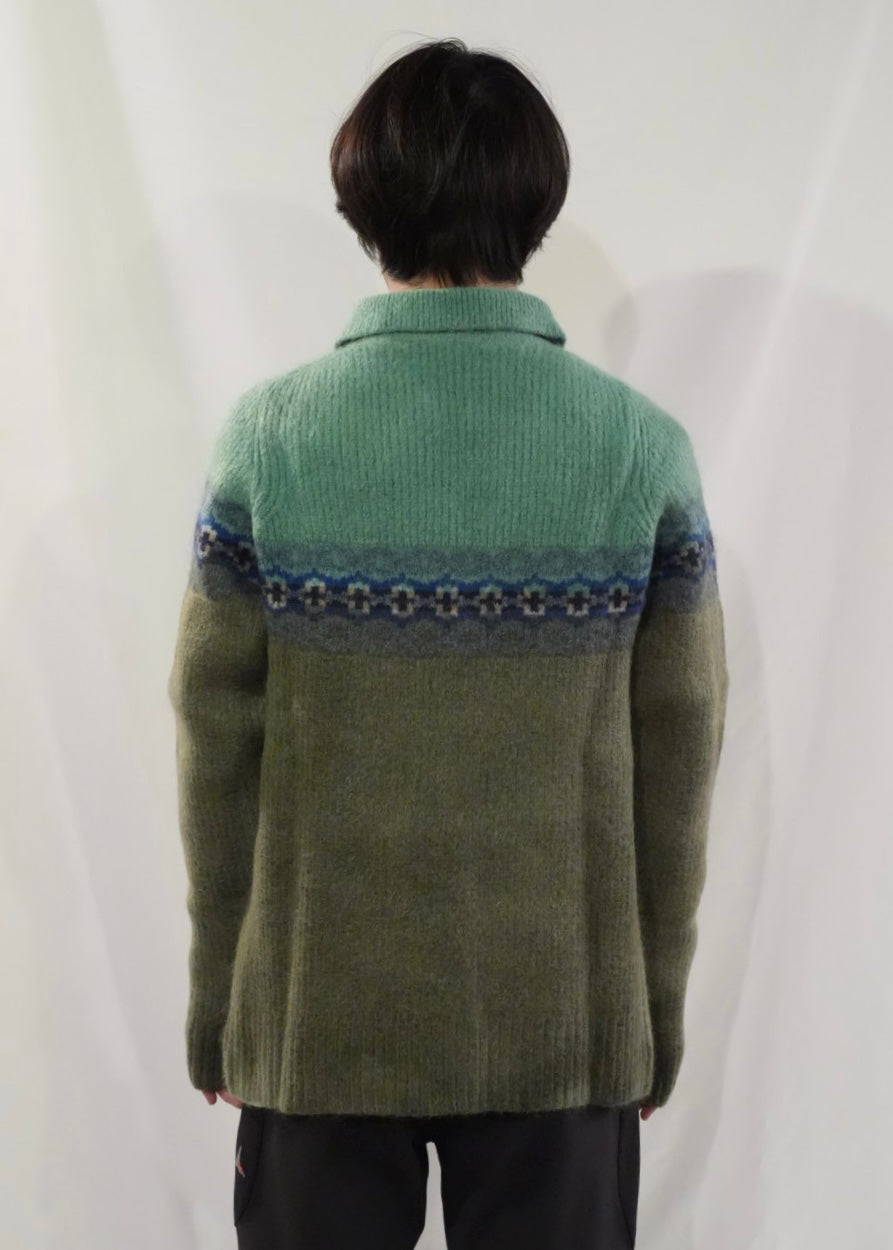 RANRA Vima Mohair Blend Full Zip Cardigan