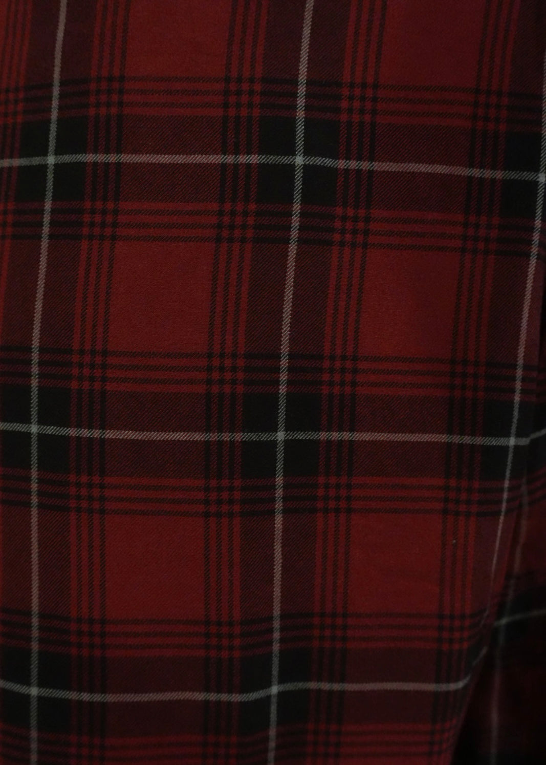 LESSIX 26ss tartan check trousers