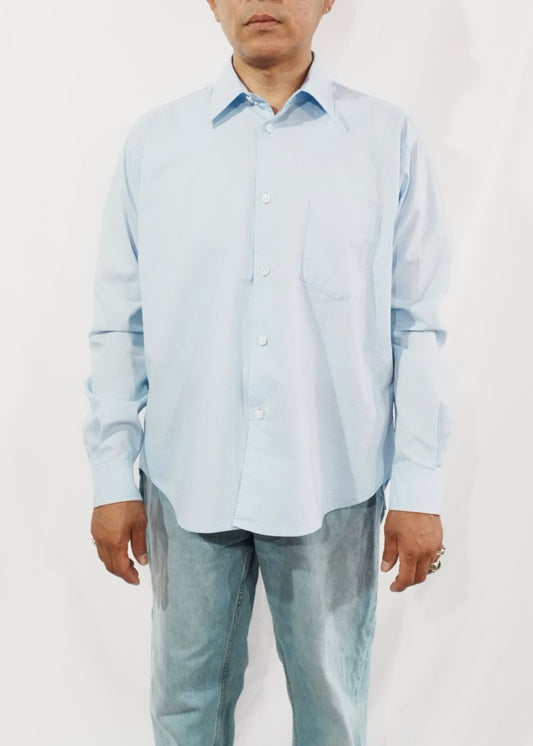 WASHED COTTON RELAXED SHIRT