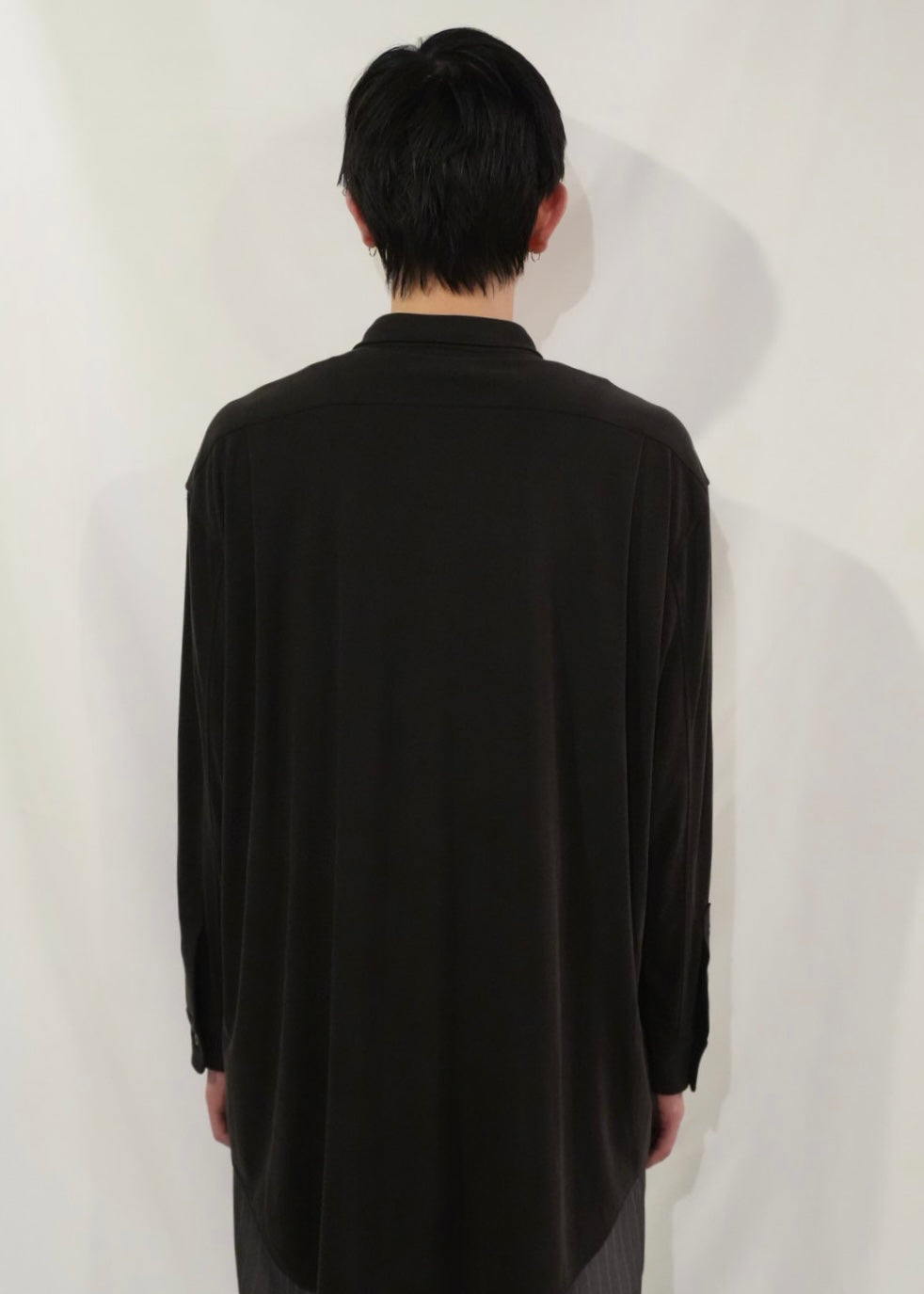 Liquid double breasted shirt