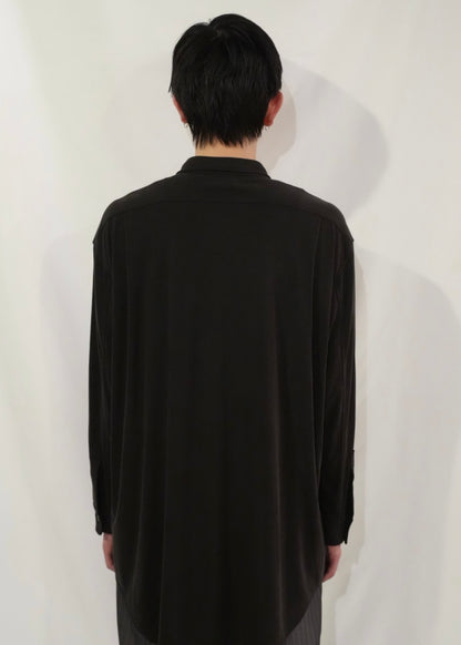 Liquid double breasted shirt