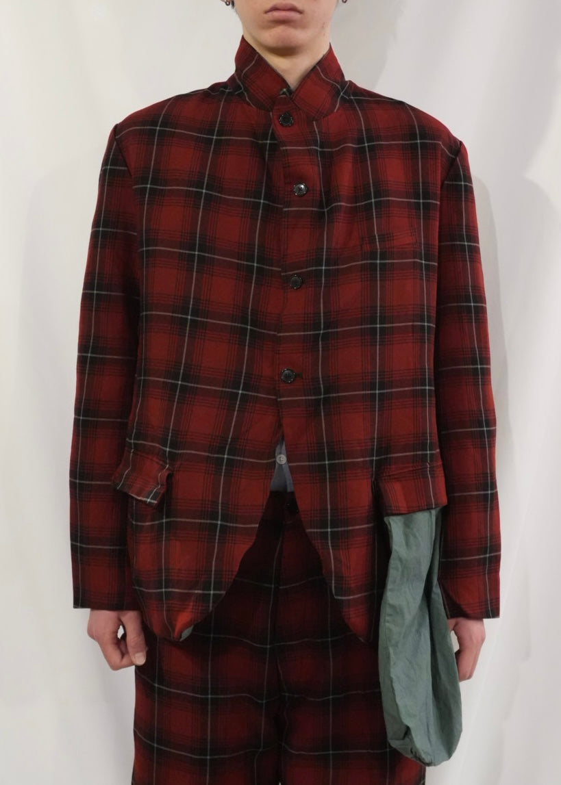 tartan check jacket