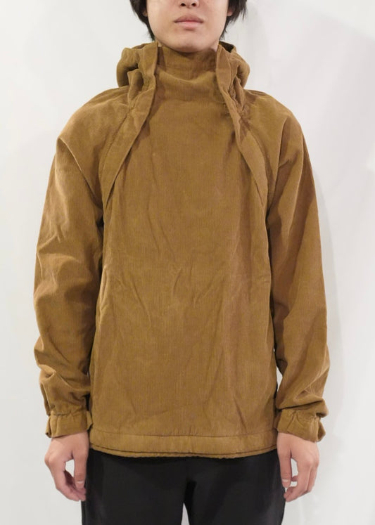 RANRA Side-Zip Corduroy Hoodie