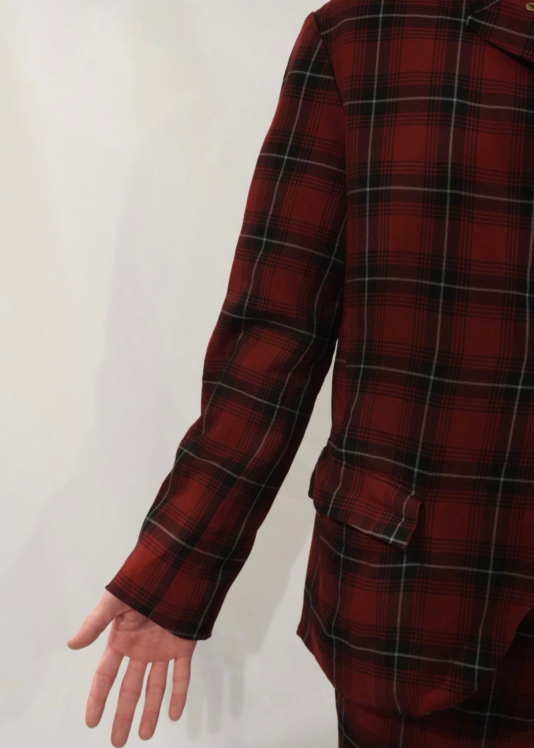 tartan check jacket