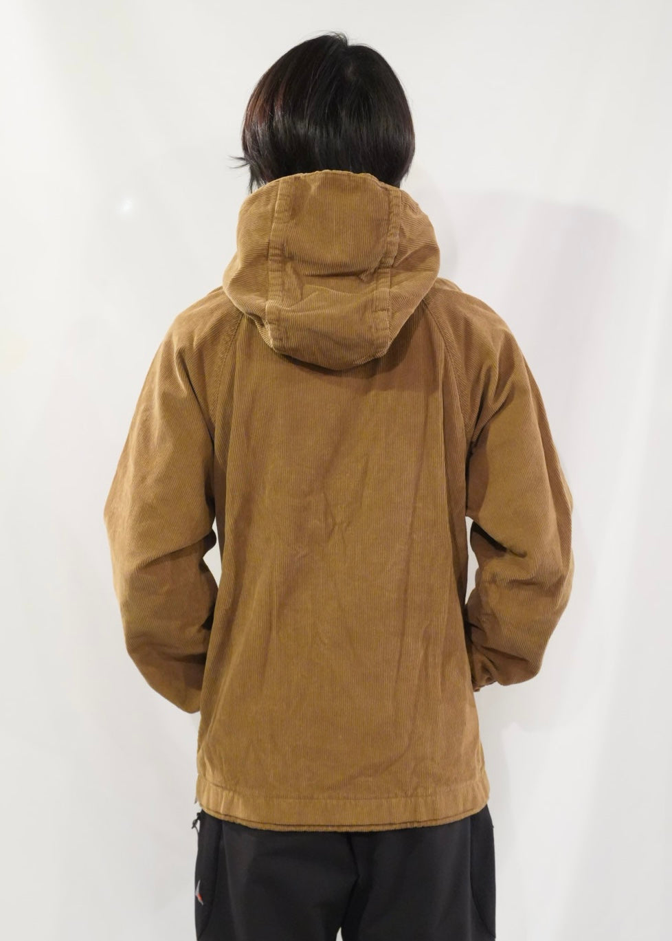 RANRA Side-Zip Corduroy Hoodie