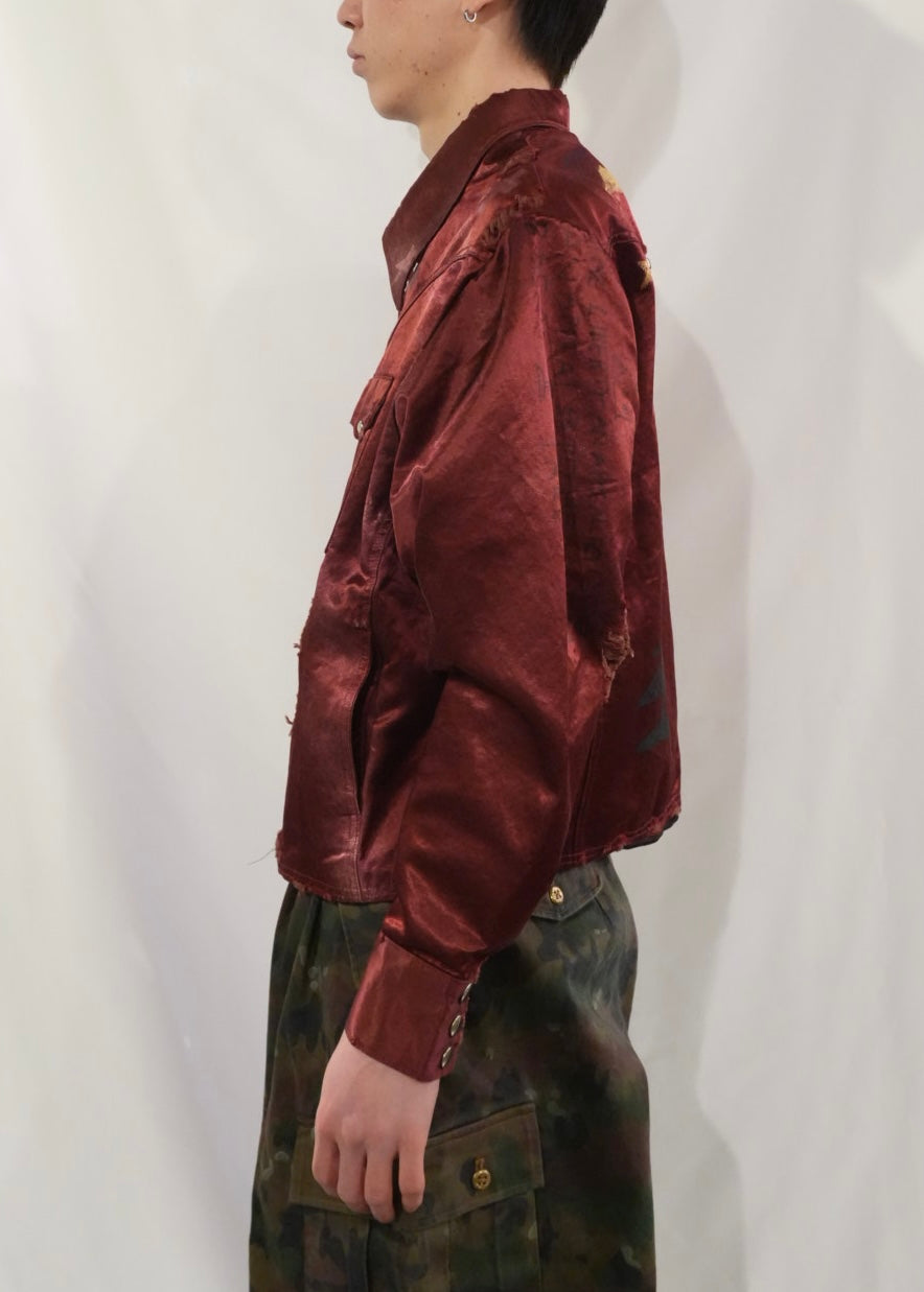 SCRIBBLE SHIRT - PURPLE