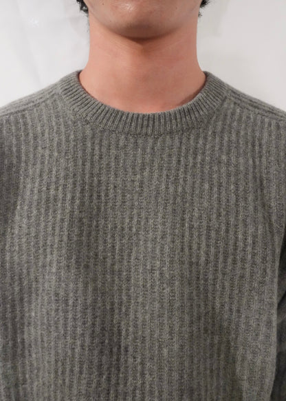 RIBBED RAGLAN SWEATER