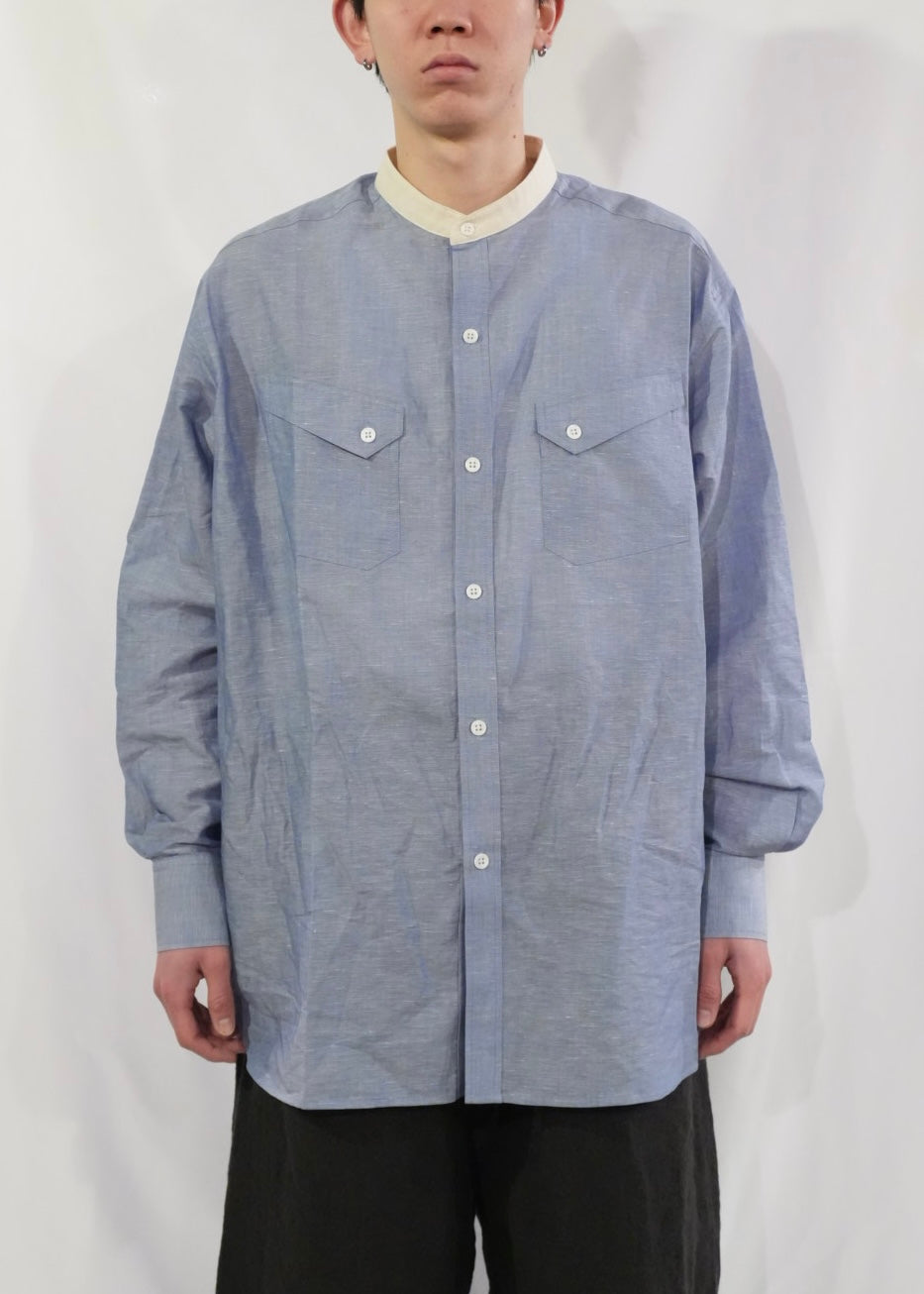 LESSIX 26ss stand color shirt