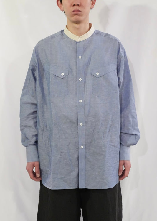 LESSIX 26ss stand color shirt