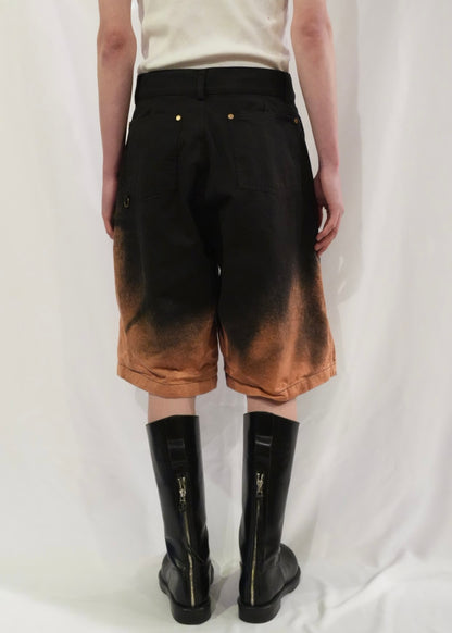 DYED FRONT ZIP SHORTS