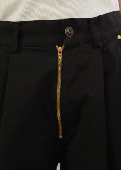 DYED FRONT ZIP SHORTS